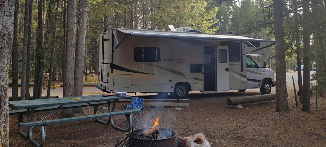 Parc Grands Tetons en camping-car