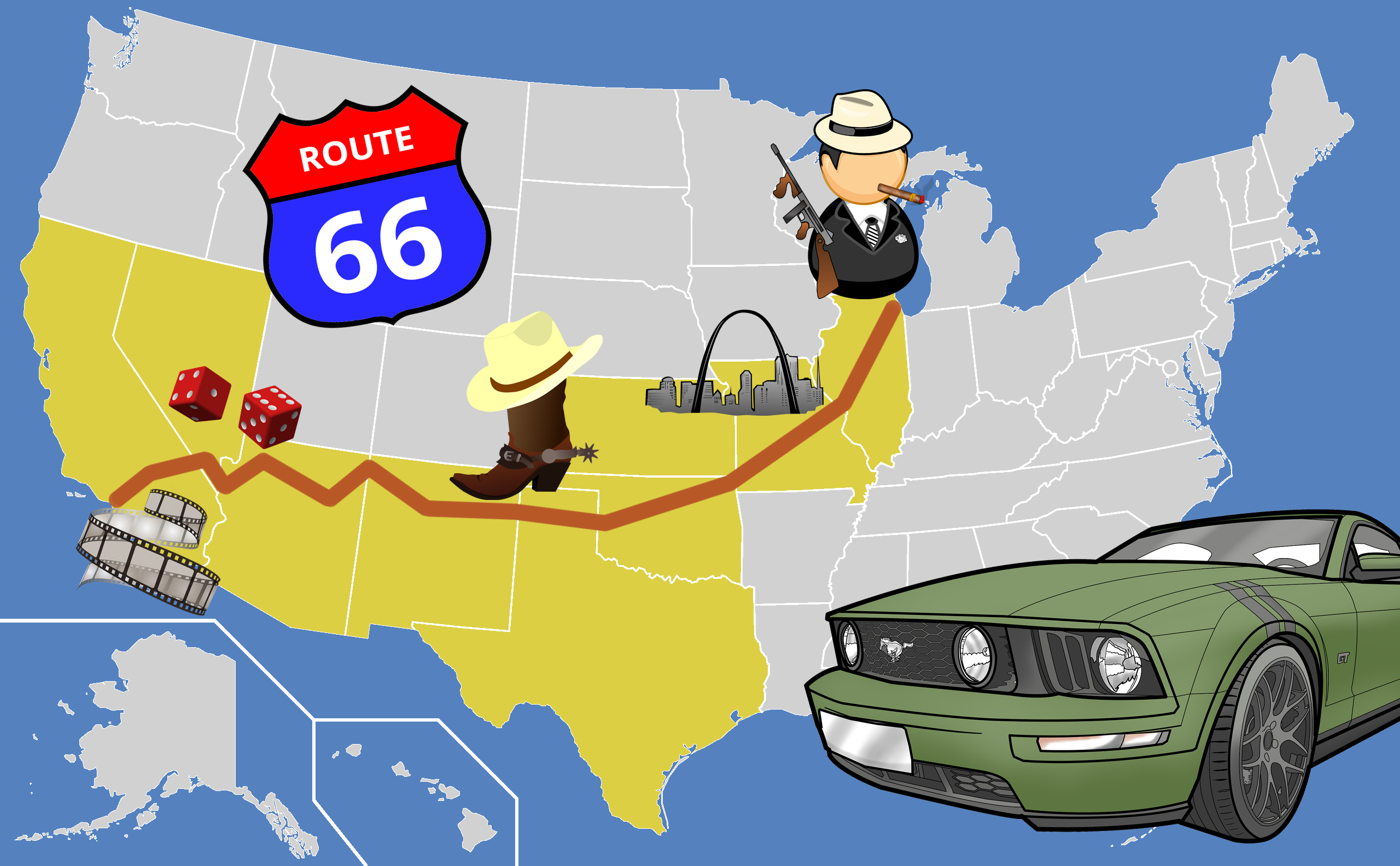 Road trip Route 66: un parcours mythique à faire absolument